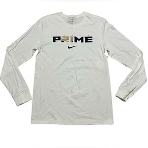 Nike Men's Deion Sanders Colorado Buffaloes Coach Prime T-Shirt white size small